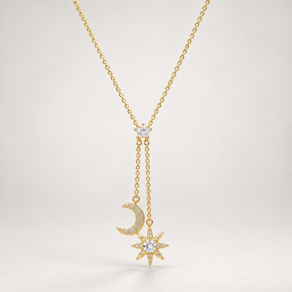 92.5 Silver Gold-Polished Chain